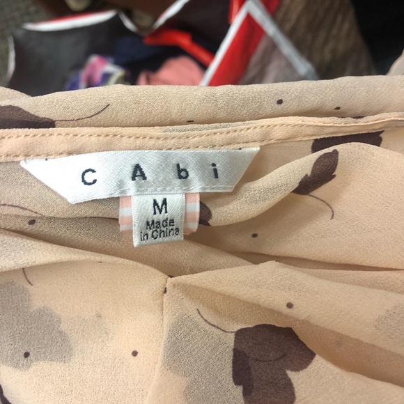 Cabi PlayFall me blouse - ginko leaf print top - Picture 2 of 3